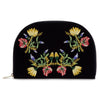 WOLF Zoe Travel Jewelry Portfolio Indigo Velvet Floral Embroidery 393416