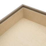 WOLF Vault 2" Deep Tray Grey Leather Finish 435065