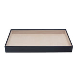 WOLF Vault 1.5" Standard Tray Black Leather 435102