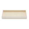 WOLF Vault 1.5" Standard Tray Ivory Leather 435153