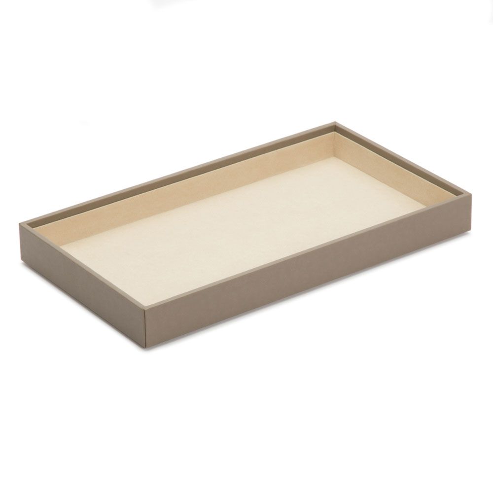 WOLF Vault 1.5" Standard Tray Grey Leather 435165