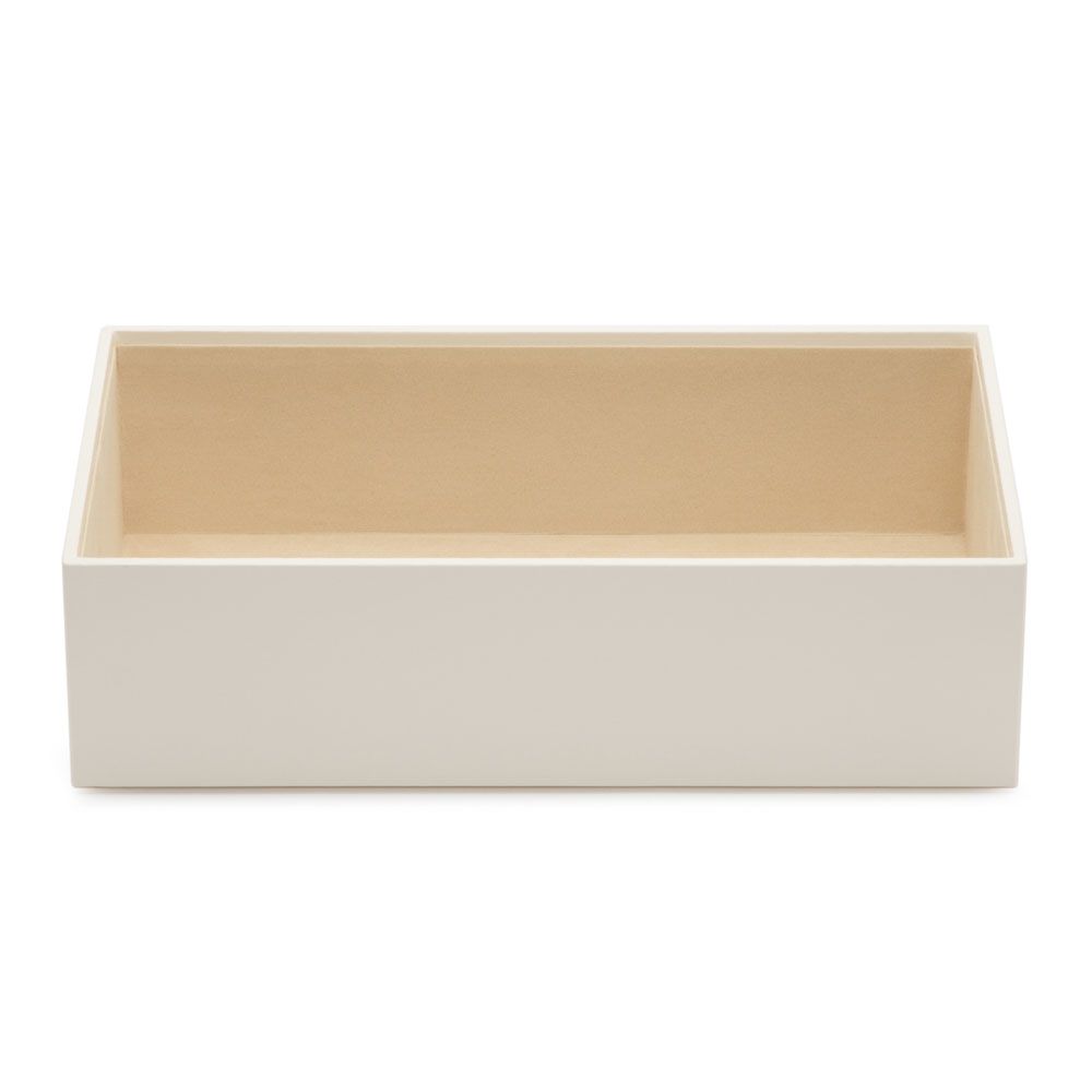WOLF Vault 4" Deep Tray Ivory Leather Finish 435253
