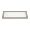 WOLF Vault Tray Glass Lid Grey Leather Finish 435365