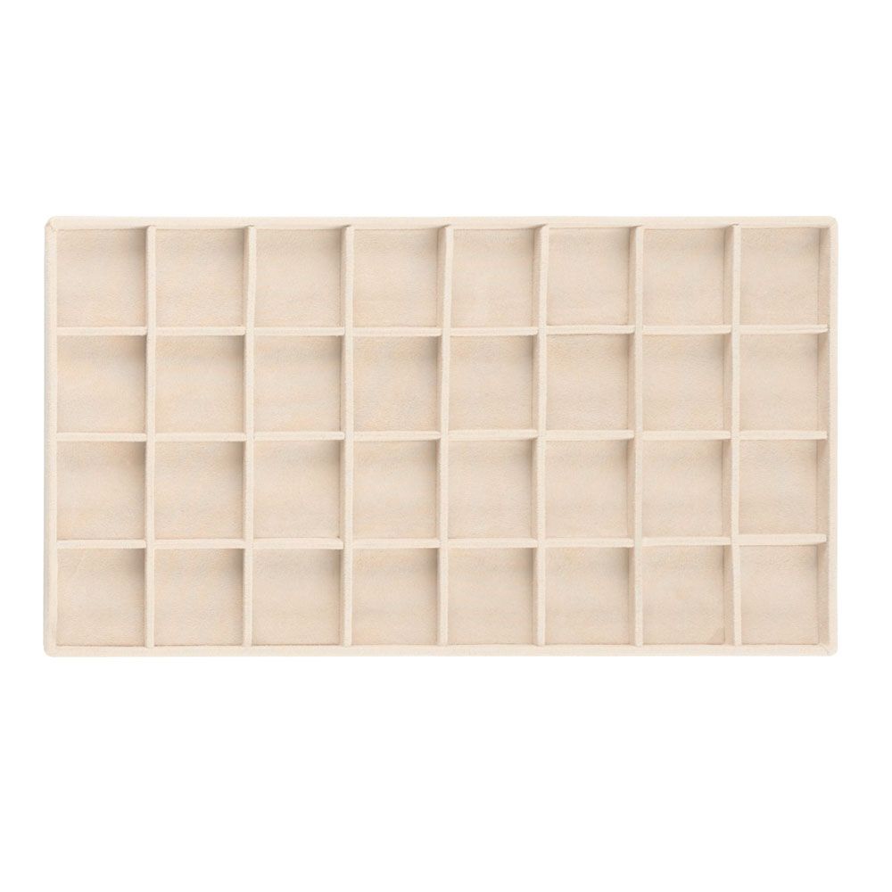 WOLF Vault 32 Earring Insert Jewelry Tray Beige 435670