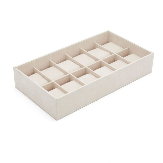 WOLF Vault 12pcs Watch Tray Insert Beige 436570