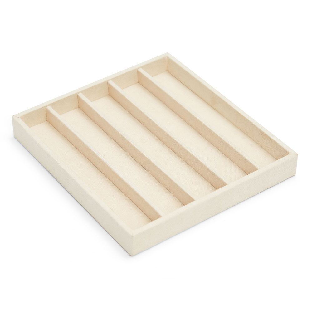 WOLF Vault Half Insert Tray - Necklace Beige 437670