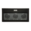 WOLF Viceroy Classic Triple Watch Winder with Storage Black 456302
