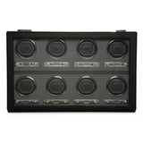WOLF Viceroy Classic 8 Piece Watch Winder Black 456902