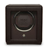 WOLF Cub Single Watch Winder with Cover Brown 461106