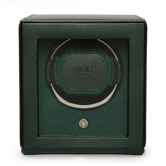 WOLF Cub Single Watch Winder with Cover Green 461141