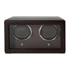 WOLF Cub Double Watch Winder With Cover Brown 461206