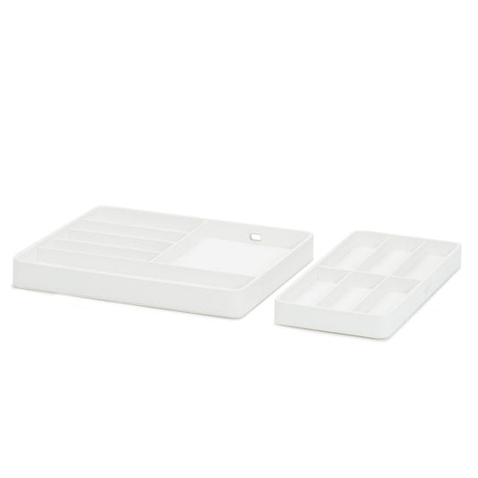 WOLF White Watch Valet with Strap Tray for Apple Watch 463001