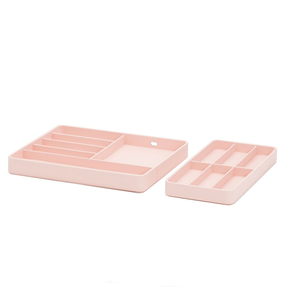 WOLF Rose Quartz Watch Valet with Strap Tray for Apple Watch 463015