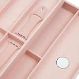 WOLF Rose Quartz Watch Valet with Strap Tray for Apple Watch 463015