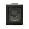 WOLF Axis Black Powder Coat Metal Plated Single Watch Winder 469103