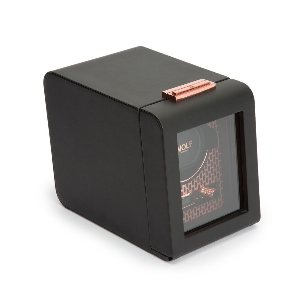 WOLF Axis Copper Metal Plated Single Watch Winder 469116