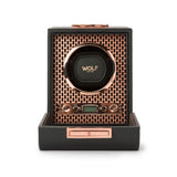 WOLF Axis Copper Metal Plated Single Watch Winder 469116