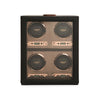 WOLF Axis Copper Metal Plated 4 Piece Watch Winder 469516