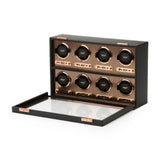 WOLF Axis Copper Metal Plated 8 Piece Watch Winder 469716