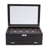 WOLF Roadster 10 Piece Watch Box With Drawer 477656