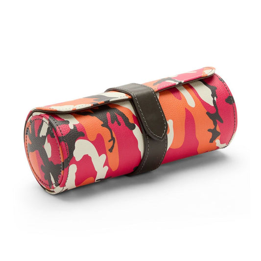 WOLF Elements Triple Watch Roll With Jewelry Capsule Fire 665272