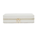 WOLF Maria Large Jewelry Zip Case White 766153