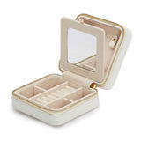 WOLF Maria Small Jewelry Zip Case White 766253