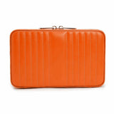 WOLF Maria Medium Jewelry Zip Case Tangerine 766339