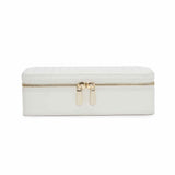 WOLF Maria Medium Jewelry Zip Case White 766353