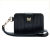 WOLF Mimi Credit Card Holder with Wristlet Black 768202