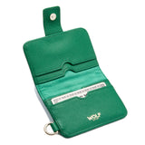 WOLF Mimi Credit Card Holder with Wristlet Forest Green 768212