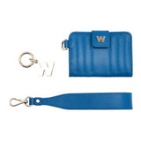 WOLF Mimi Credit Card Holder with Wristlet Marine 768224