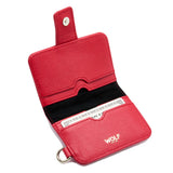 WOLF Mimi Credit Card Holder with Wristlet Red 768272