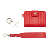 WOLF Mimi Credit Card Holder with Wristlet Red 768272