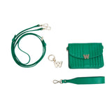 WOLF Mimi Mini Bag with Wristlet & Lanyard Forest Green 768412