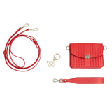 WOLF Mimi Mini Bag with Wristlet & Lanyard Red 768472