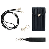 WOLF Mimi Phone Case with Wristlet & Lanyard Black 768502