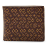 WOLF Signature Billfold and Coin Brown 776133