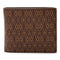 WOLF Signature Billfold and Coin Brown 776133