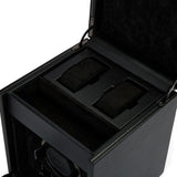 WOLF British Racing Black Single Watch Winder with Storage 792102