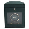 WOLF British Racing Green Single Watch Winder with Storage 792141