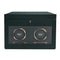 WOLF British Racing Green Double Watch Winder with Storage 792241
