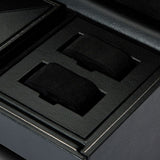 WOLF British Racing Black Triple Watch Winder with Storage 792302
