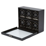 WOLF British Racing Black 6 Piece Watch Winder 792402