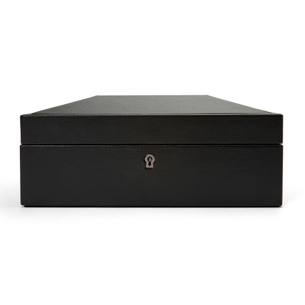 WOLF British Racing Black 8 Piece Watch Box 792602