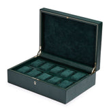 WOLF British Racing Green 10 Piece Watch Box 792741