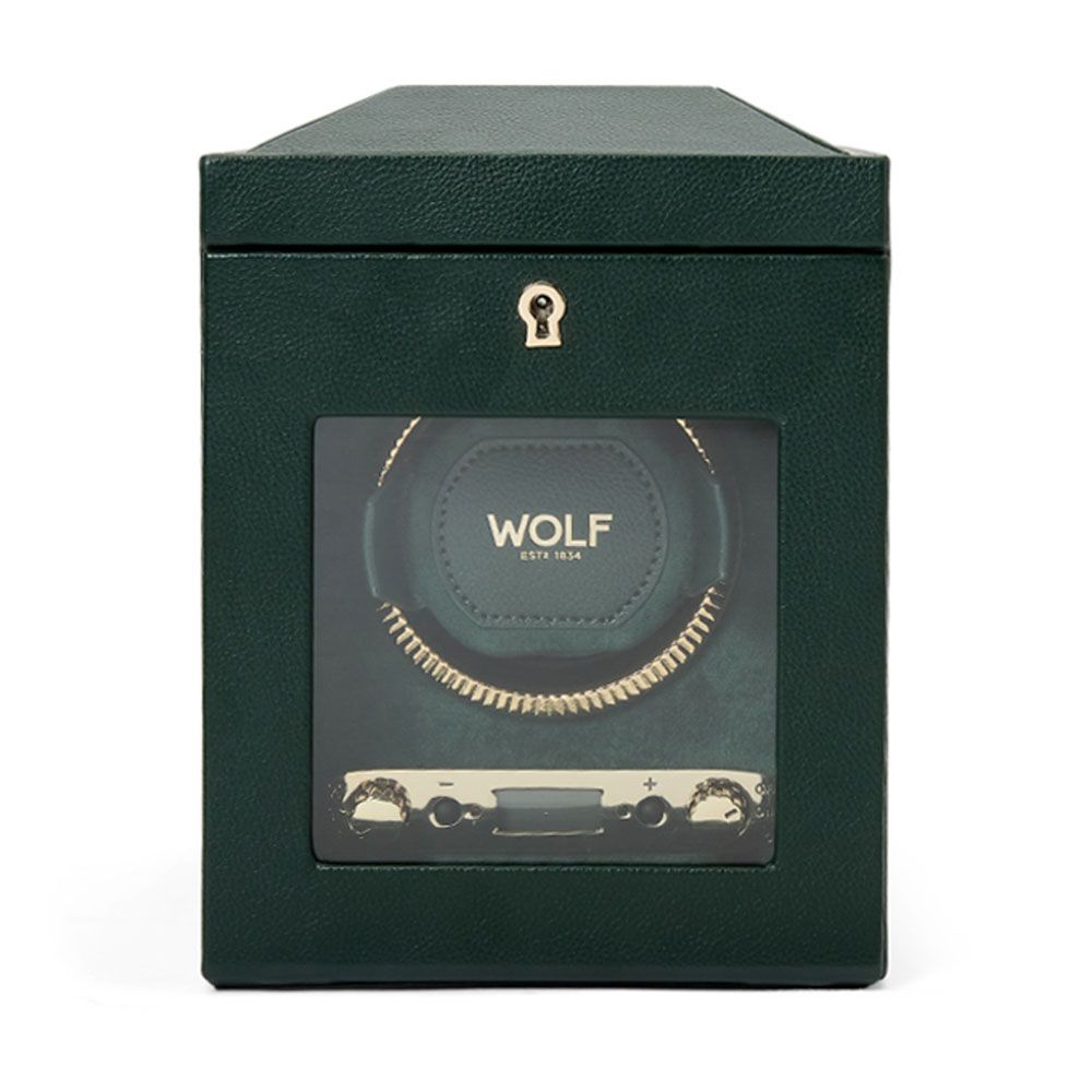 WOLF British Racing Green Single Watch Winder 793141