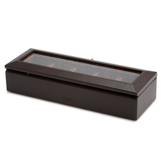 WOLF X WM Brown 5 Piece Watch Box 800672