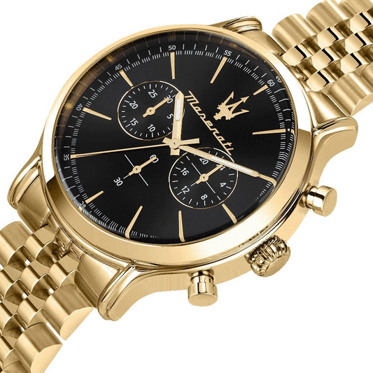 Maserati Epoca 42mm Gold-Tone Steel Chronograph Men's Watch R8873618023