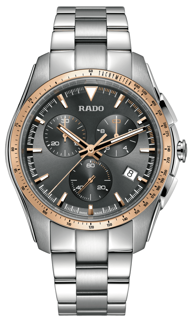 RADO HyperChrome Chronograph 44.9mm Grey Dial Men's Watch